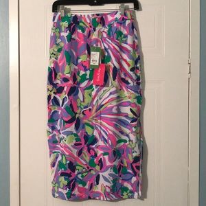 NWT Lilly Pulitzer midi skirt.